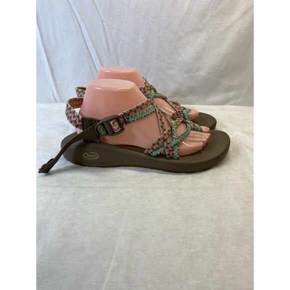 Chaco Classic ZX2 Multi Color Women's 11 Strappy Hiking Beach Walking Sandals - Picture 2 of 7